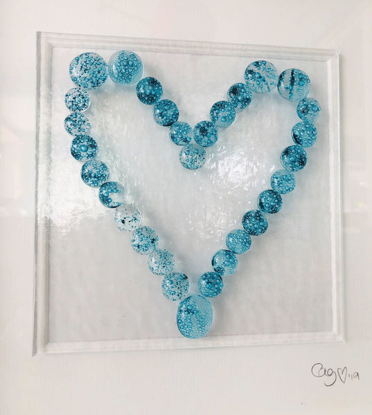 Open Turquoise Heart