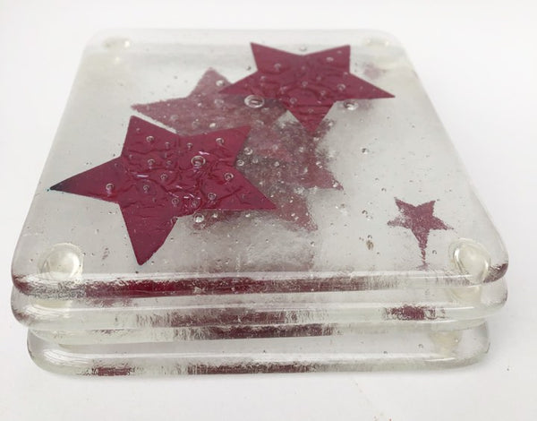 Copper Star Coaster Set