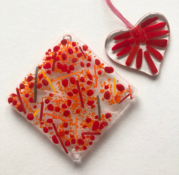 Make at Home Multicoloured Coaster and Heart Kit