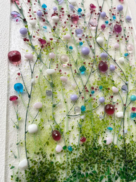 Large Lilac & Pink Meadows Picture