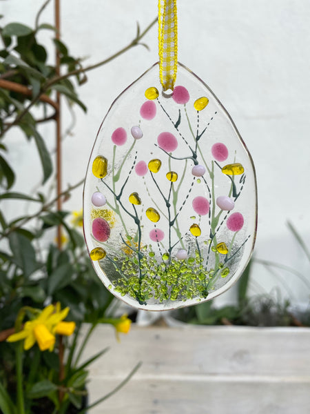 Floral Easter Egg Decoration