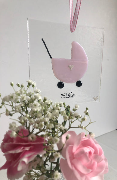 Square New Baby Pram Decoration