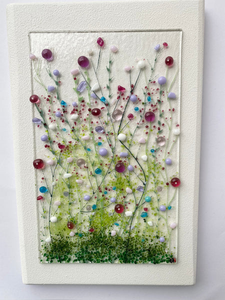 Large Lilac & Pink Meadows Picture