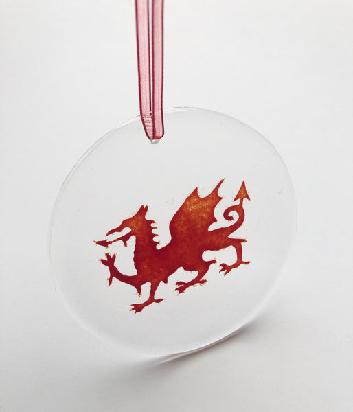 Welsh Dragon Suncatcher