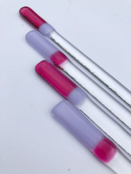 Pink & Lavender Swizzle Sticks
