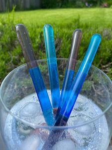Blue and Violet Swizzle Sticks