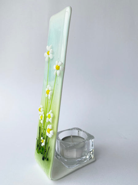 Tall Daisy Candle Holder