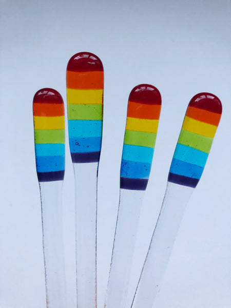Rainbow Bright Swizzle Sticks